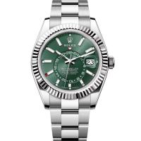 Rolex Sky-Dweller Stainless Steel Mint Green Dial 336934-0001