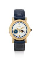 Patek Philippe Calatrava Diamond Moon Phase 18K White Gold 4857G