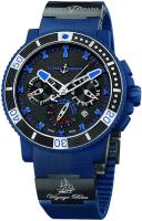 Ulysse Nardin Maxi Marine Diver Voyage Bleu Chronograph 353-98