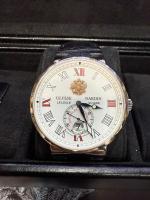 Ulysse Nardin Imperial Platinum Black Crocodile Leather Strap White Dial 269 69/STP
