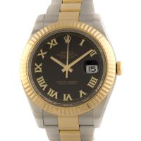 Rolex Oyster Datejust Steel and Yellow Gold 41mm 116333 bkro