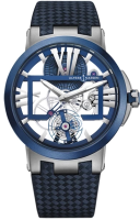 Ulysse Nardin Executive Skeleton Tourbillon Blue 1713-139
