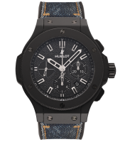 Hublot Big Bang Chronograph Jeans Black Ceramic. Limited Edition 301.CI.2770.NR.JEANS