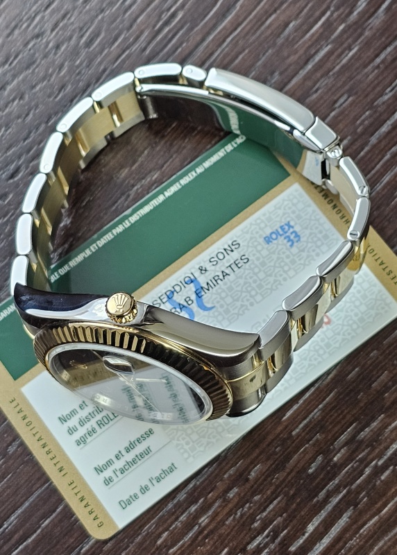 Rolex Oyster Datejust Steel and Yellow Gold 41mm 116333 bkro