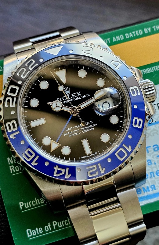 Rolex GMT-MASTER II 40 MM, OYSTERSTEEL 116710blnr-0002
