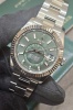 Rolex Sky-Dweller Stainless Steel Mint Green Dial 336934-0001