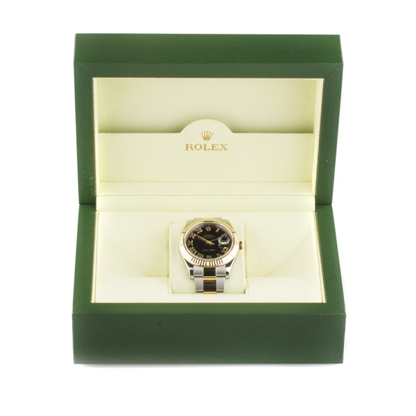 Rolex Oyster Datejust Steel and Yellow Gold 41mm 116333 bkro