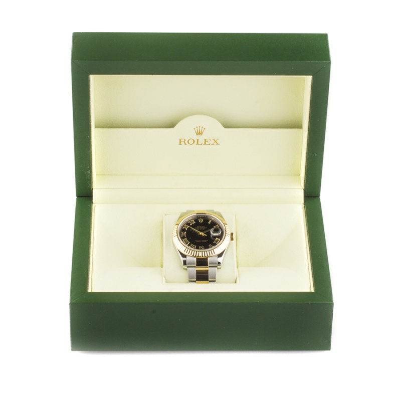 Rolex Oyster Datejust Steel and Yellow Gold 41mm 116333 bkro