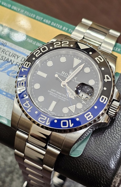 Rolex GMT-MASTER II 40 MM, OYSTERSTEEL 116710blnr-0002