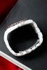 Chanel Full Size White J12 - Pink Sapphire Bezel 42mm H 2011