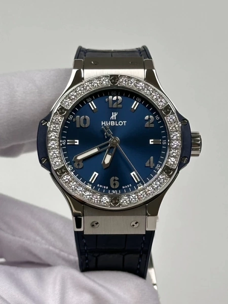 Hublot Big Bang Bang Steel Blue Diamonds 38mm 361.SX.7170.LR.1204