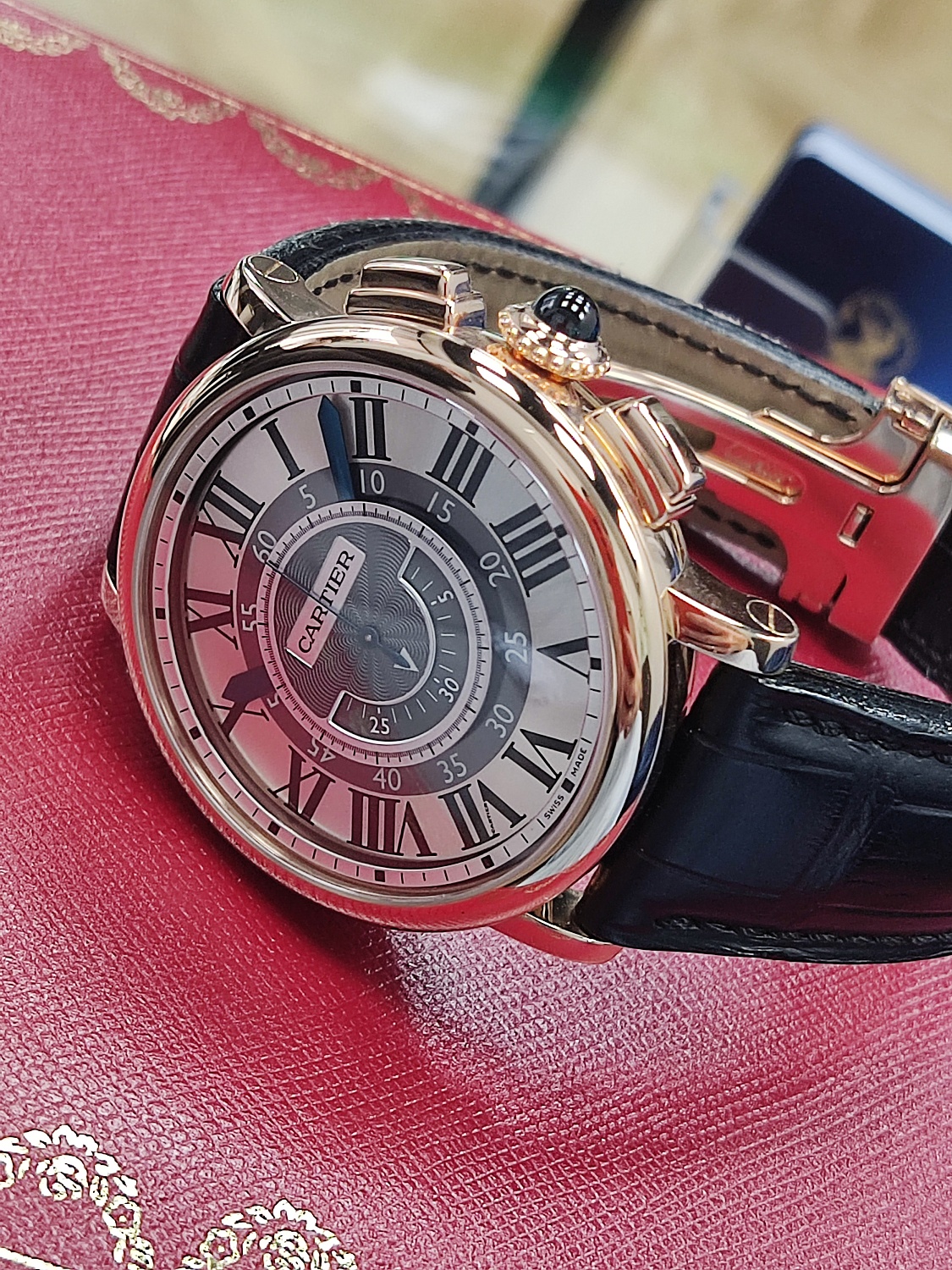 Cartier Rotonde de Chronograph 2955