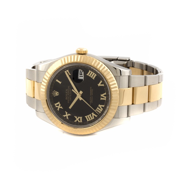 Rolex Oyster Datejust Steel and Yellow Gold 41mm 116333 bkro