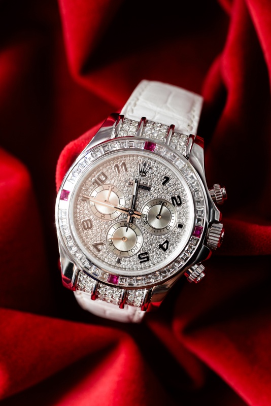 Rolex Daytona Cosmograph Diamonds And Ruby Custom 116519