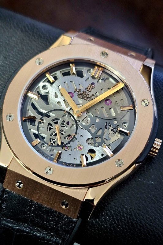 Hublot Ultra-Thin Skeleton King Gold 515.OX.0180.LR