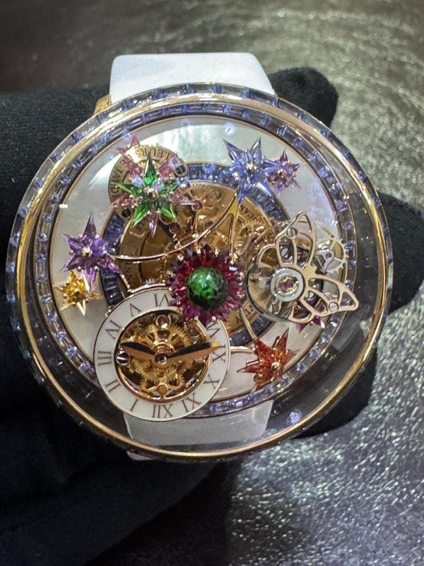 Jacob & Co. Astronomia Fleurs De Jardin Pink Sapphires