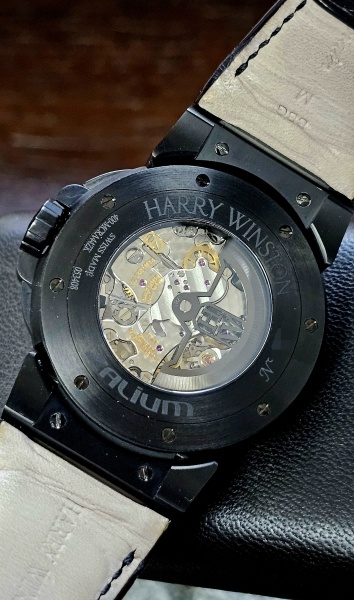  Harry Winston Ocean Triple Retrograde Chronograph Black Zalium 400-MCRA44ZK