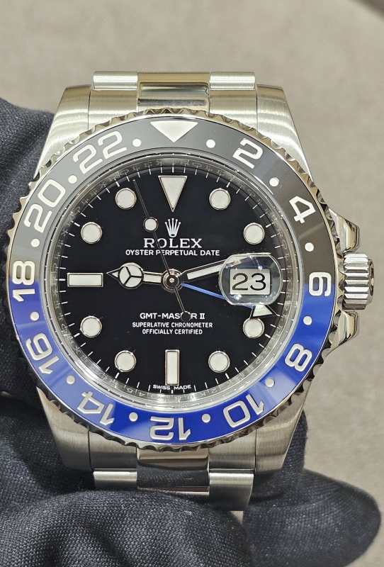 Rolex GMT-MASTER II 40 MM, OYSTERSTEEL 116710blnr-0002